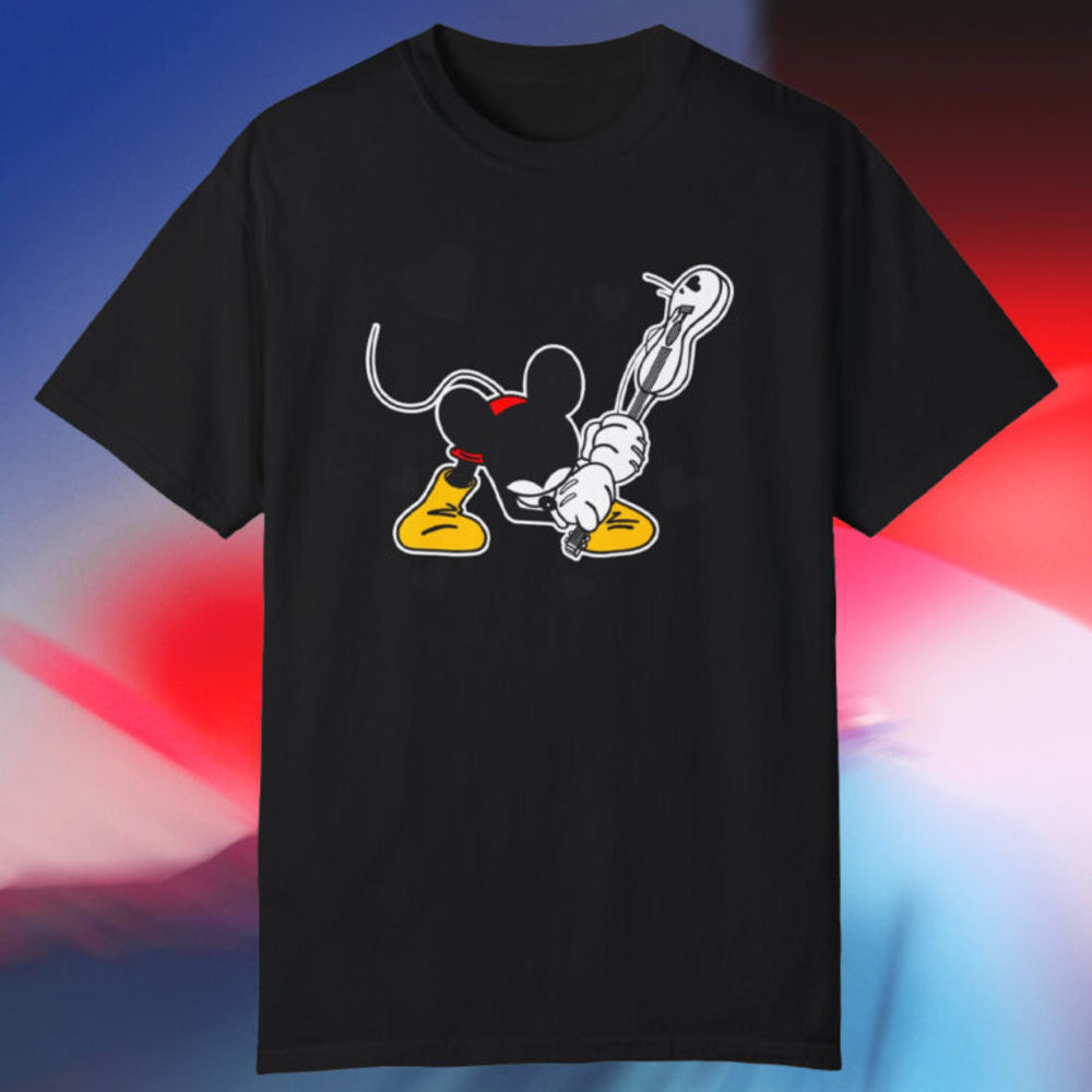 The Clash Mickey Mashing Guitar T-shirt - Picture 1 of 4